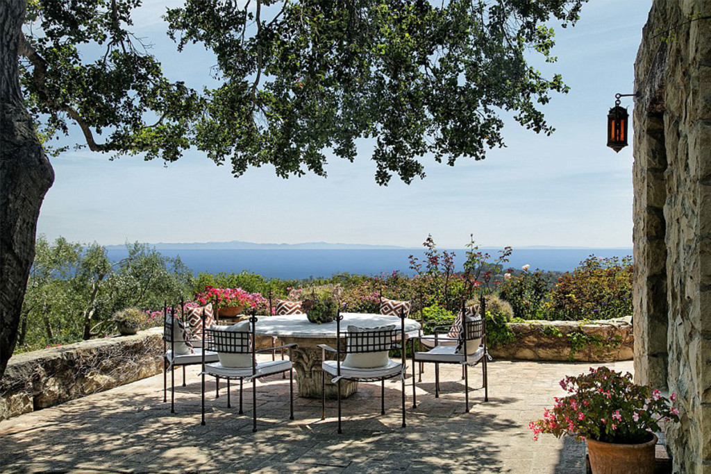 Terraza de la casa de Jeff Bridges