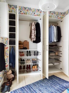 Closet hueco en la pared